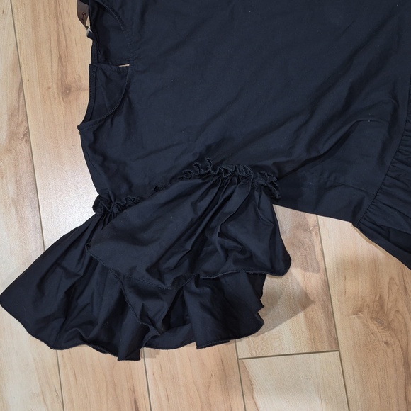 Chepe Women's Size Small Black Puff-Sleeve Dress - Picture 3 of 7